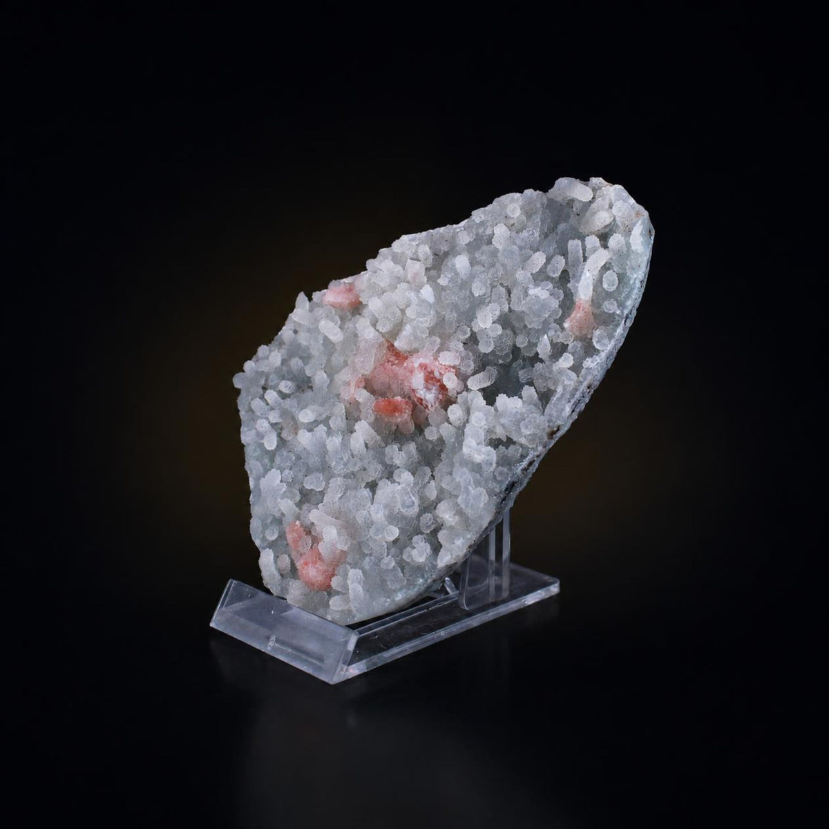 Natural Chalcedony Crystal Matrix Mineral Specimen from India 180 gm 10 × 8 × 2 cm