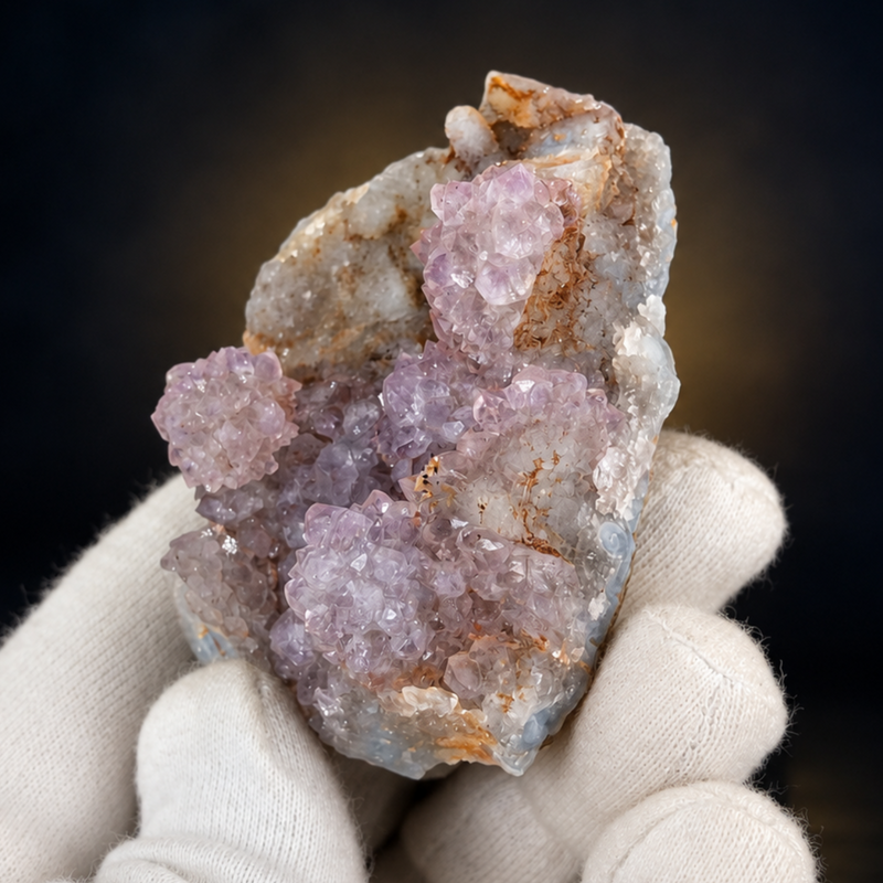 Amethyst Radiating Crystal Cluster | 130 g | 7 × 8 × 4 cm