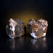 Natural Calcite Geode – 2 Piece Mineral Specimen Lot from India