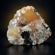 Natural Heulandite &amp; Stilbite Crystals on Chalcedony – 1500g
