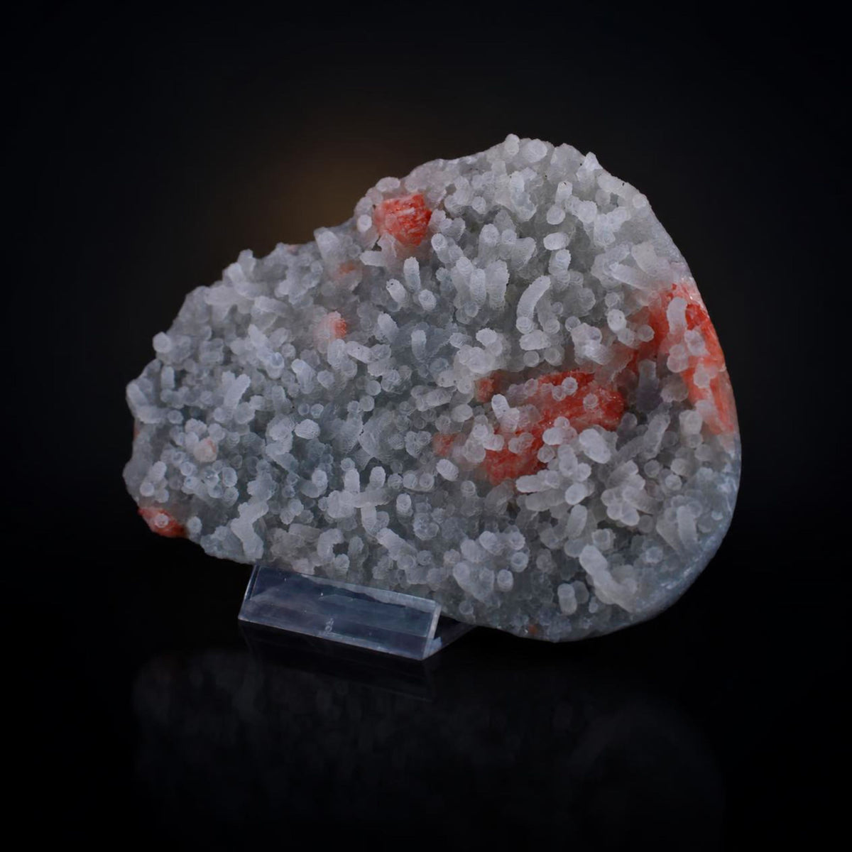Natural Chalcedony Crystal Matrix Mineral Specimen from India 310 gm 13 × 9 × 2 cm
