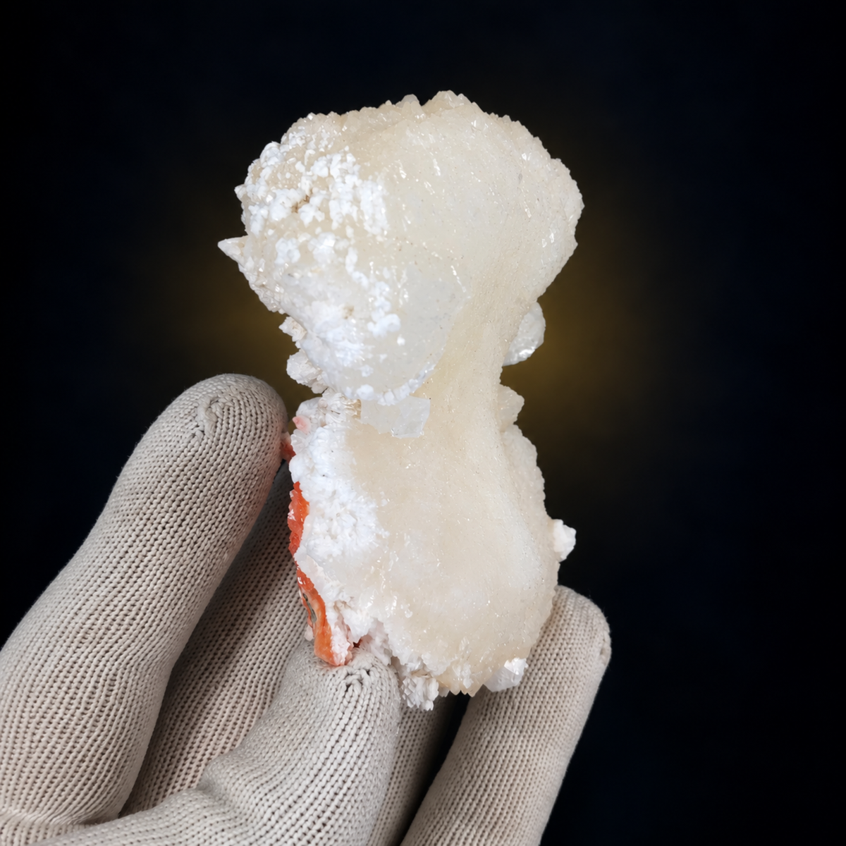 Natural Stilbite with Heulandite Crystal Cluster – 50 g