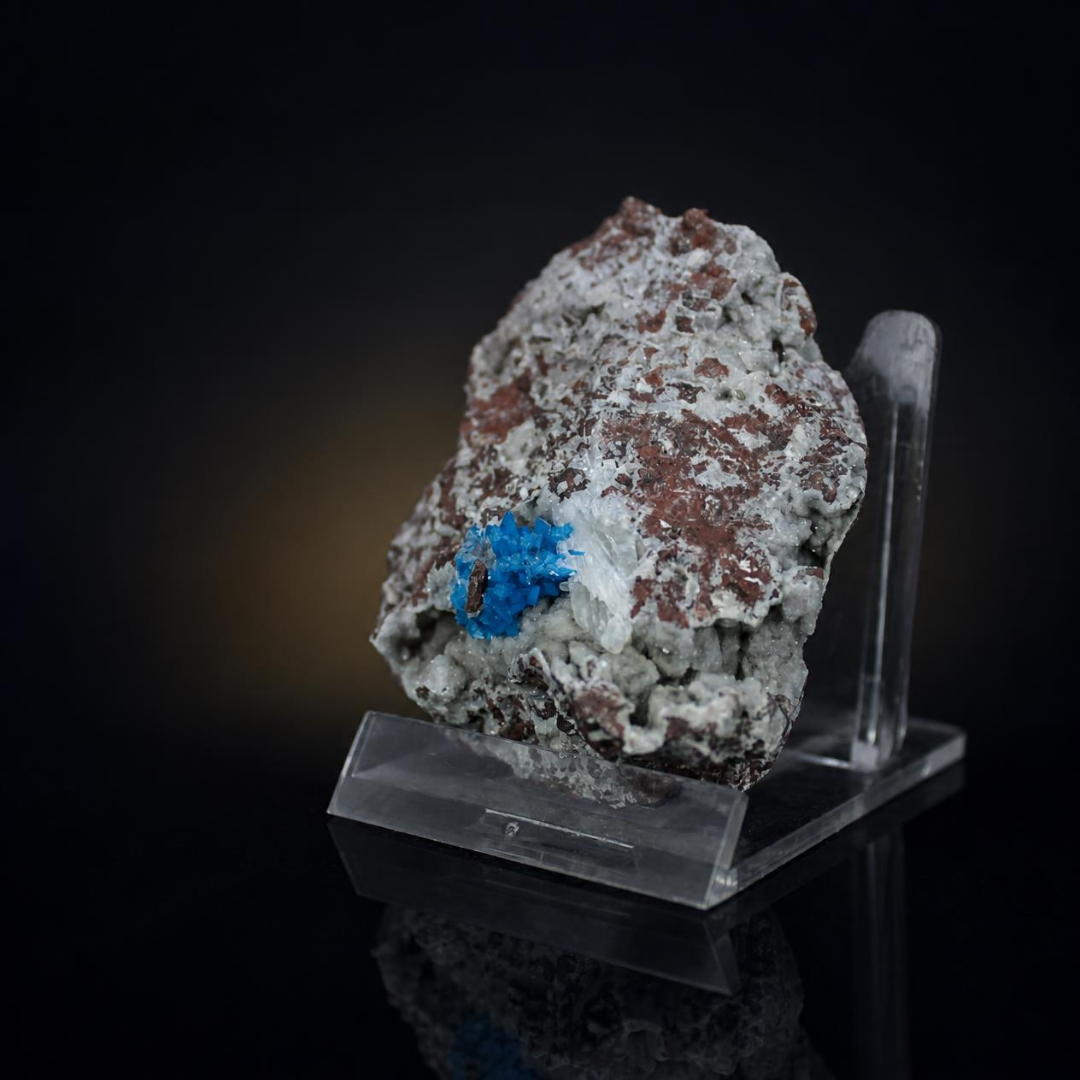 Natural Cavansite Crystal Matrix – Mineral Specimen from India