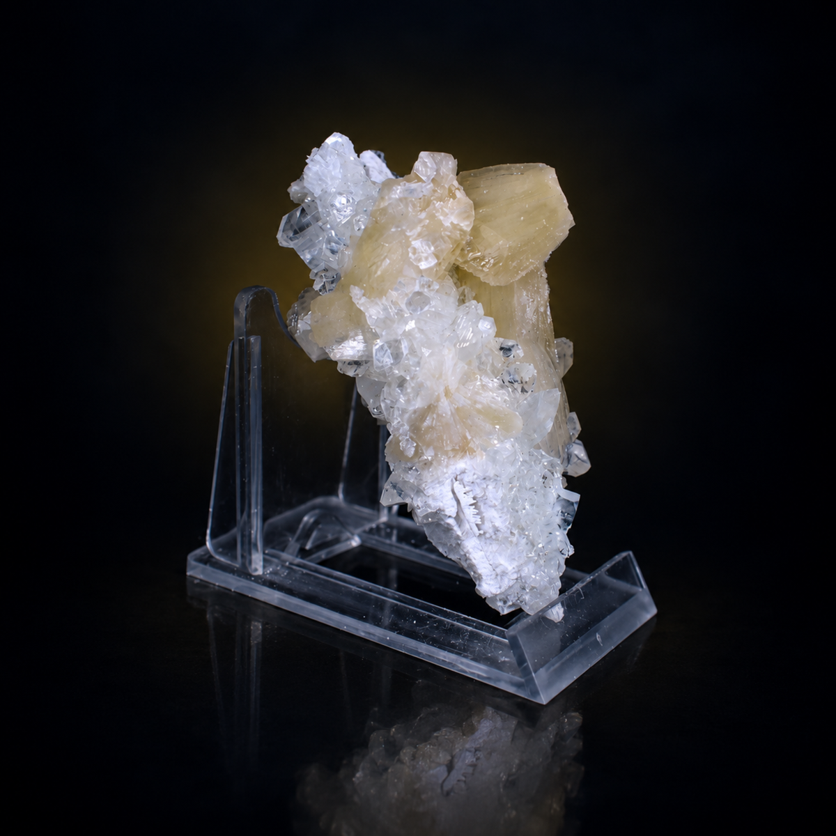 Stilbite on Heulandite Crystal Cluster 9×6×6 cm | 90g