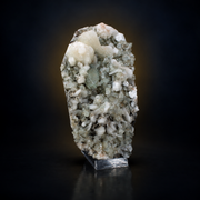 Natural Green Apophyllite with Heulandite Matrix Scolecite