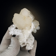 Natural Stilbite with Heulandite Crystal Cluster – 340 g