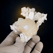 Natural Stilbite with Heulandite Crystal Cluster – 160 g