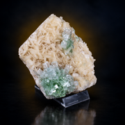 Green Apophyllite with Heulandite – Natural Mineral Specimen