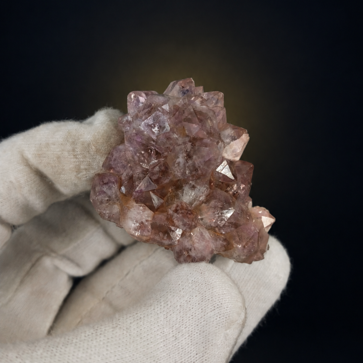 Natural Smoky Amethyst Flower Crystal – 80 g