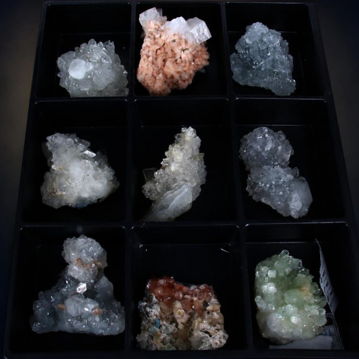 Scolecite Quartz & Calcite Apophyllite Stilbite Heulandite & More Collection 2000g 4x7x5cm Botryoidal Druzy Acicular Raw Crystal Specimen