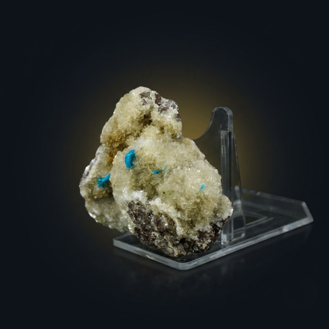 Natural Cavansite Crystal Matrix – Mineral Specimen from India