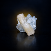Natural Stilbite with Apophyllite Crystal Cluster – 40 g