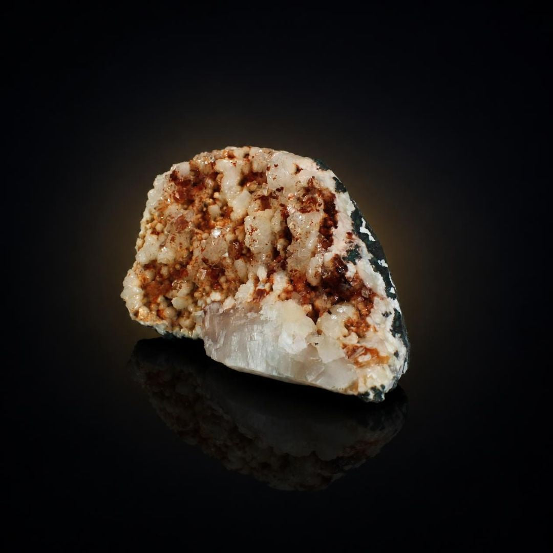Apophyllite and Stilbite specimen — India, 650 g.