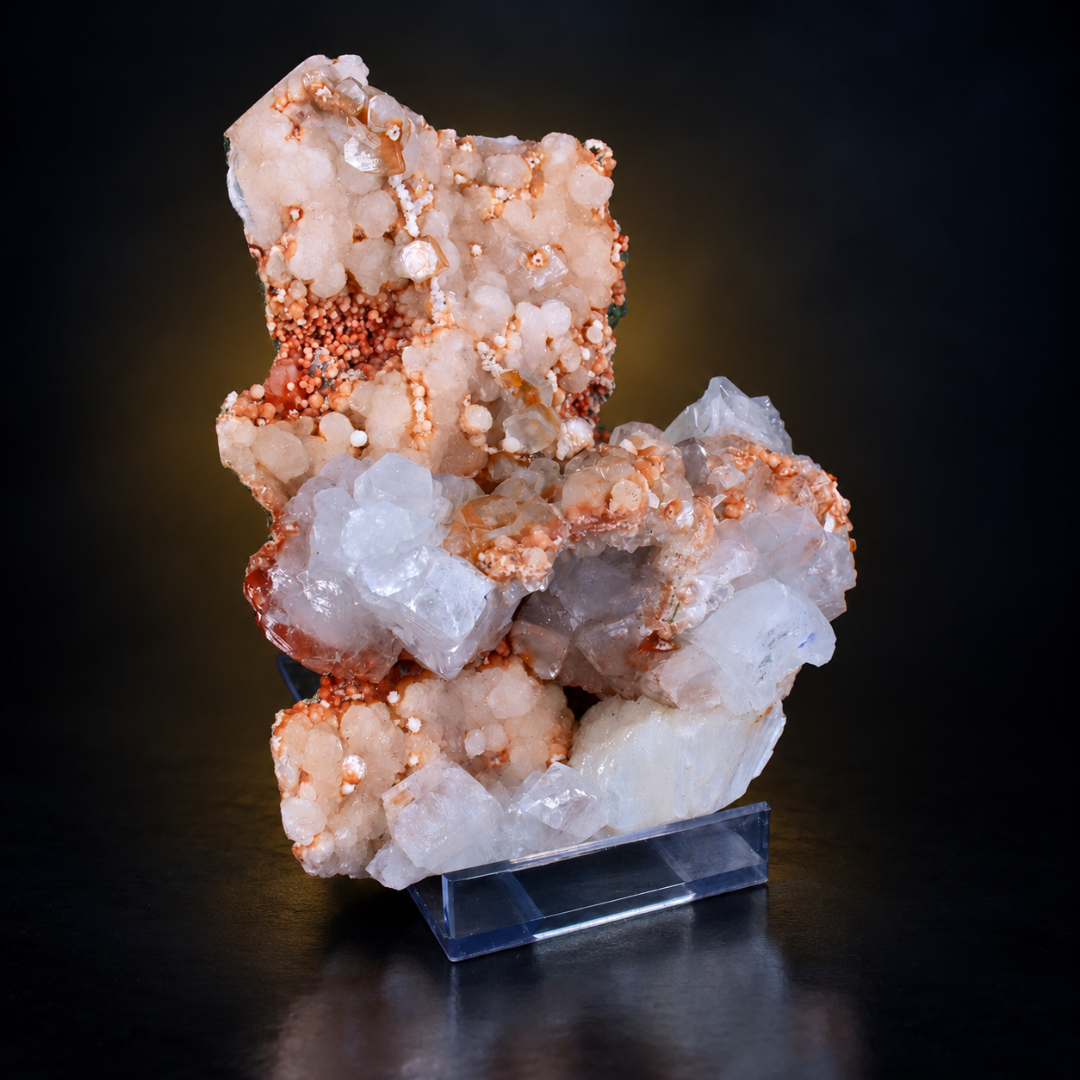 Stilbite with Apophyllite – Natural Mineral Specimen