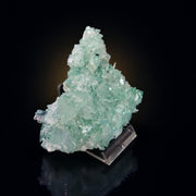 Natural Green Apophyllite Crystal Matrix Mineral Specimen from India 110 gm 10 × 9 × 2 cm