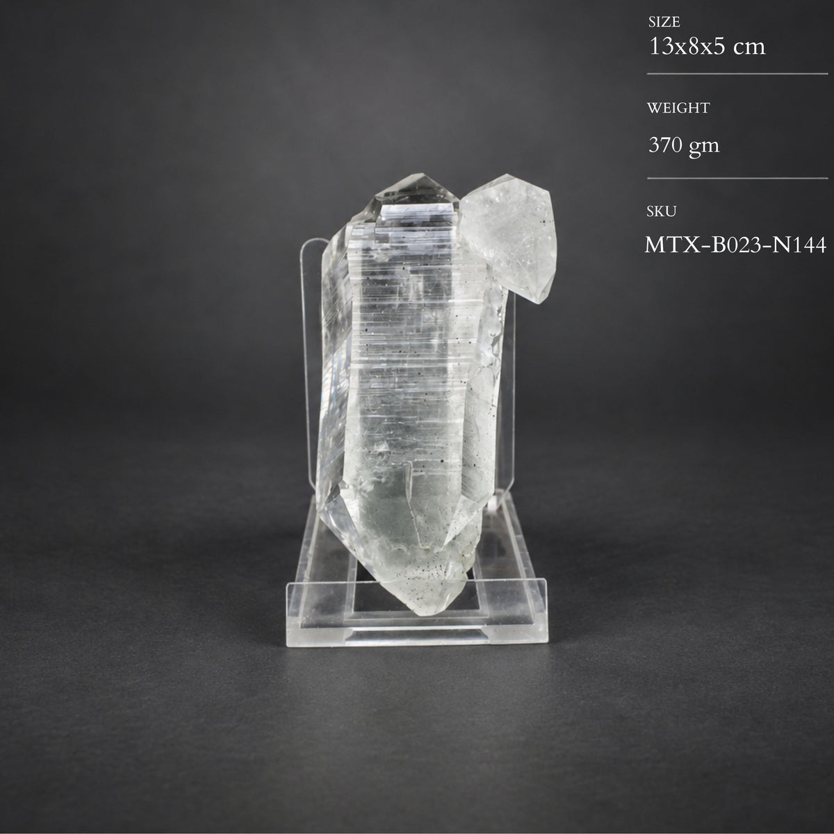 Natural Himalayan Quartz Mineral Specimen  13 × 8 × 5 cm 360 g