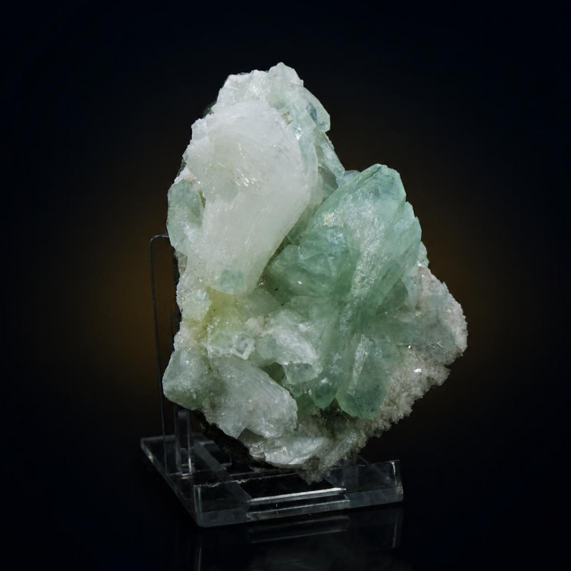 Apophyllite Tabular Crystal Group on White Matrix | 160 g | 8 × 5 × 3 cm