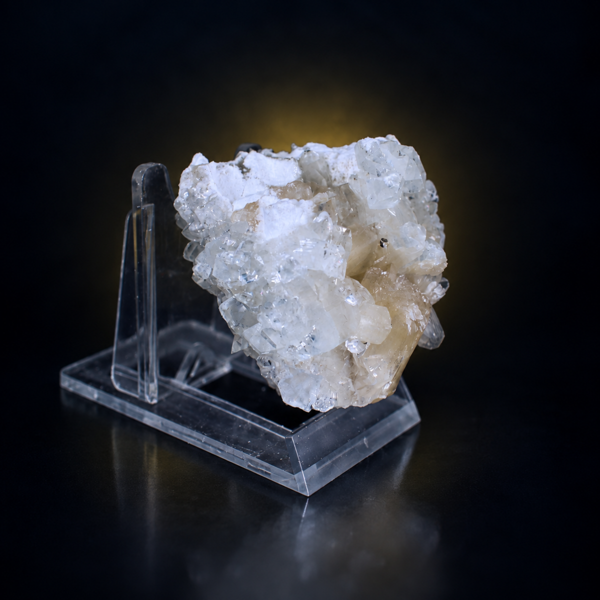 Stilbite & Apophyllite Crystal Cluster | 7 × 5 × 5 cm | 120 g
