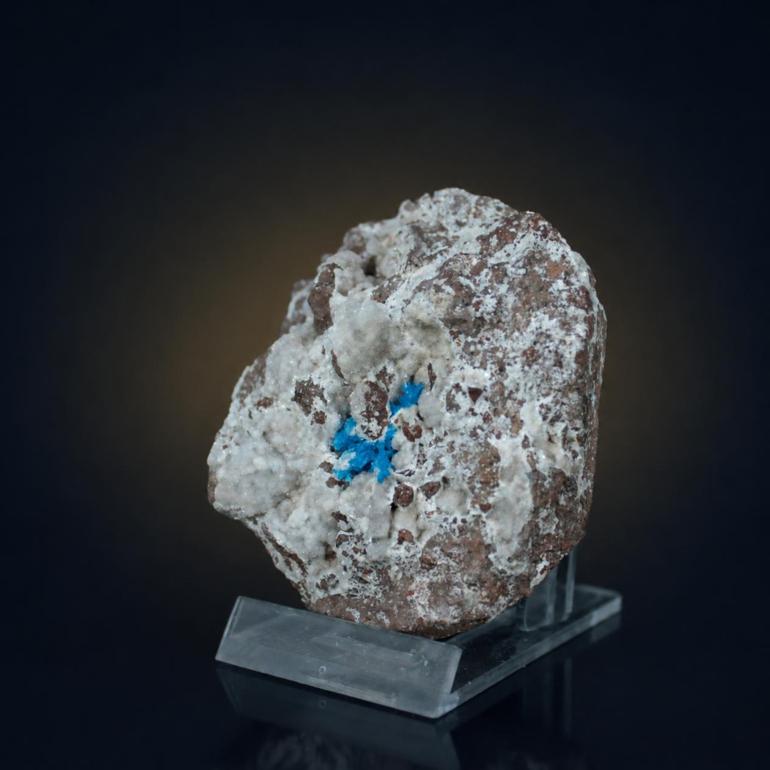 Natural Cavansite Crystal Matrix – Mineral Specimen from India