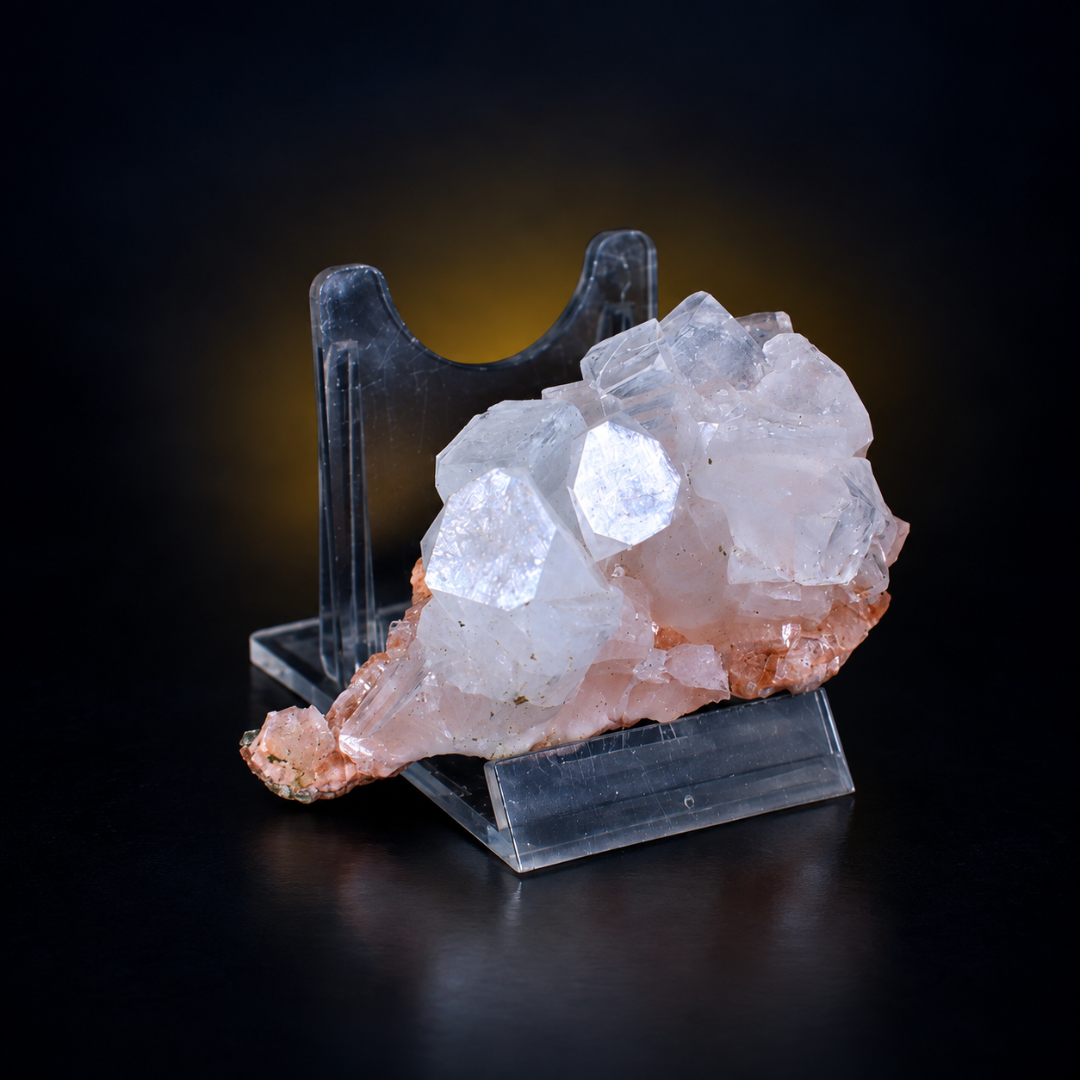 Natural Apophyllite with Stilbite Mineral Specimen – 80g
