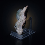 Green Apophyllite Crystal on Stilbite Matrix 9×4×3 cm | 60g