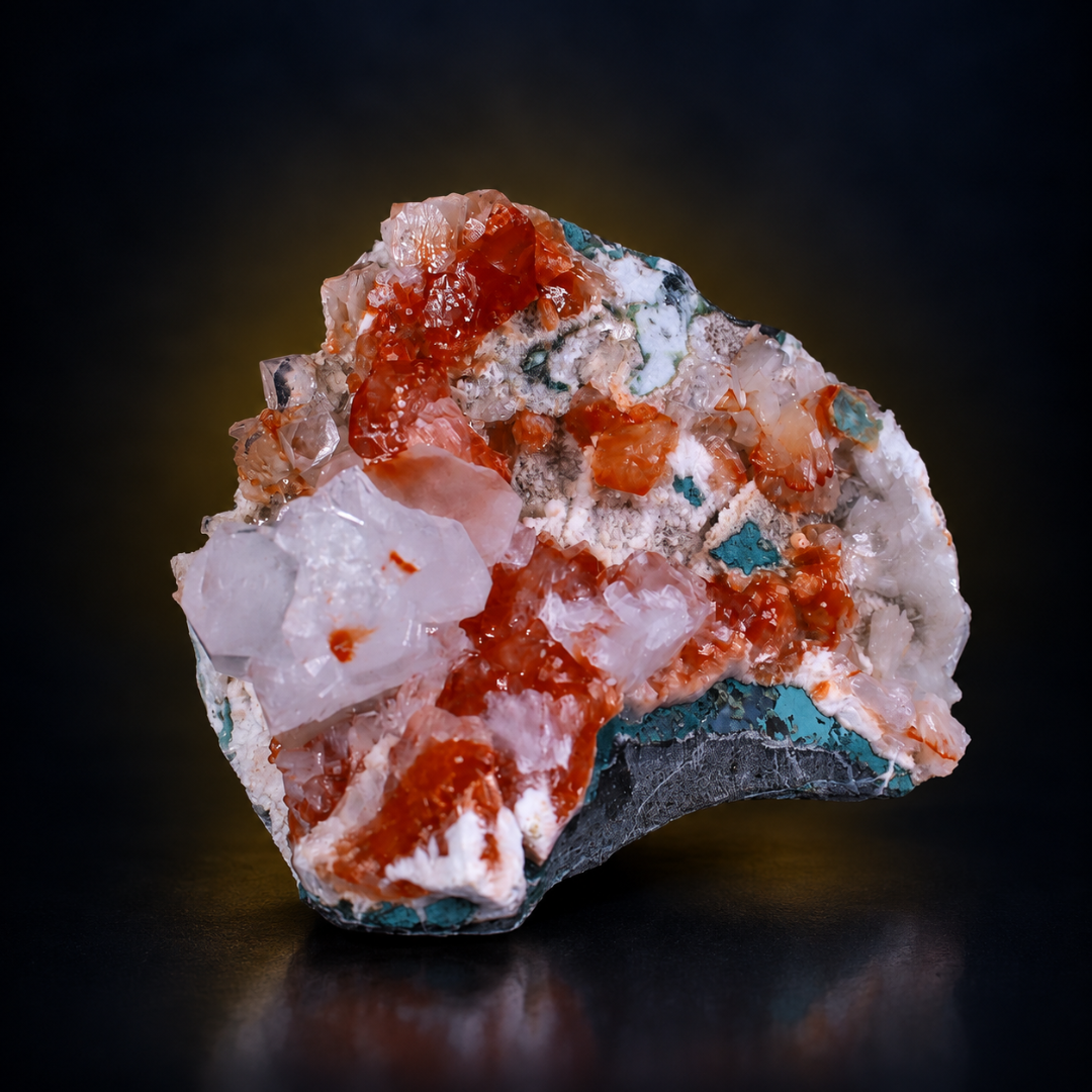 Natural Apophyllite, Stilbite &amp; Chalcedony Mineral Specimen – 400g