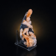 Stilbite with Chalcedony – Natural Mineral Specimen