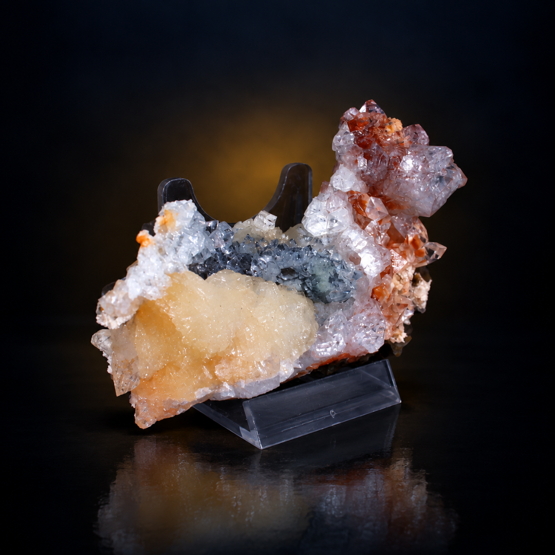 Apophyllite with Stilbite – Natural Mineral Specimen