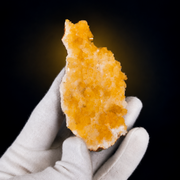 Natural Orange Calcite with White Stilbite Crystal Cluster – 60 g