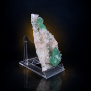 Natural Green Apophyllite with Stilbite Crystal Cluster – 100 g