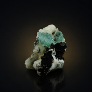Green Apophyllite with Stilbite on Matrix – Natural Mineral Specimen