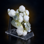 Natural Apophyllite with Heulandite &amp; Okenite Mineral Specimen – 80g