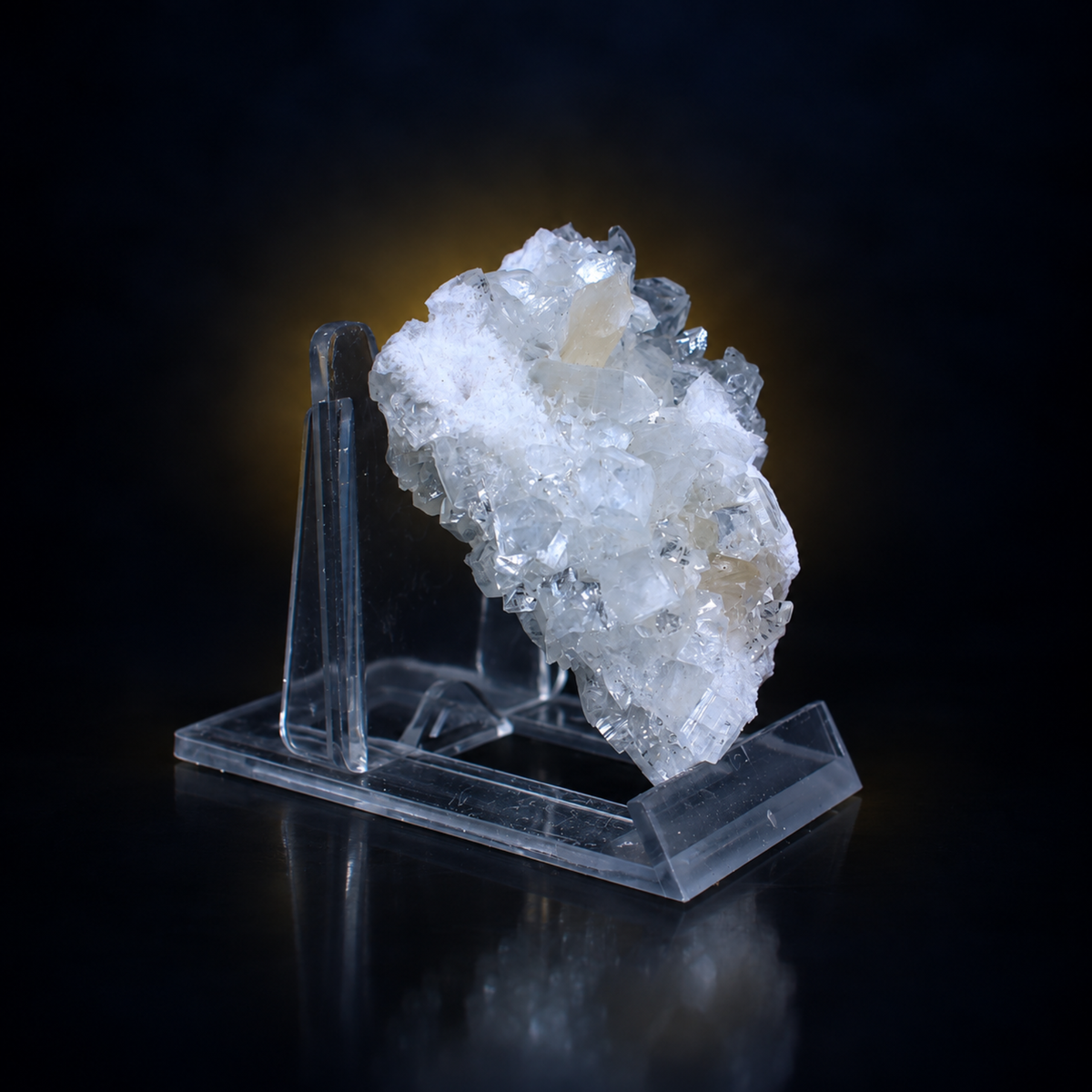 Natural Apophyllite with Stilbite Crystal Cluster – 30 g