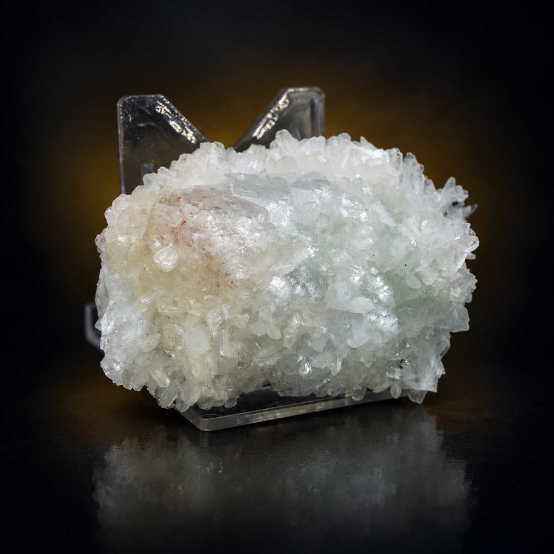 Natural Apophyllite with Stilbite Mineral Specimen – 80g
