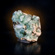 Natural Green Apophyllite with Heulandite & Scolecite Crystal Specimen – India