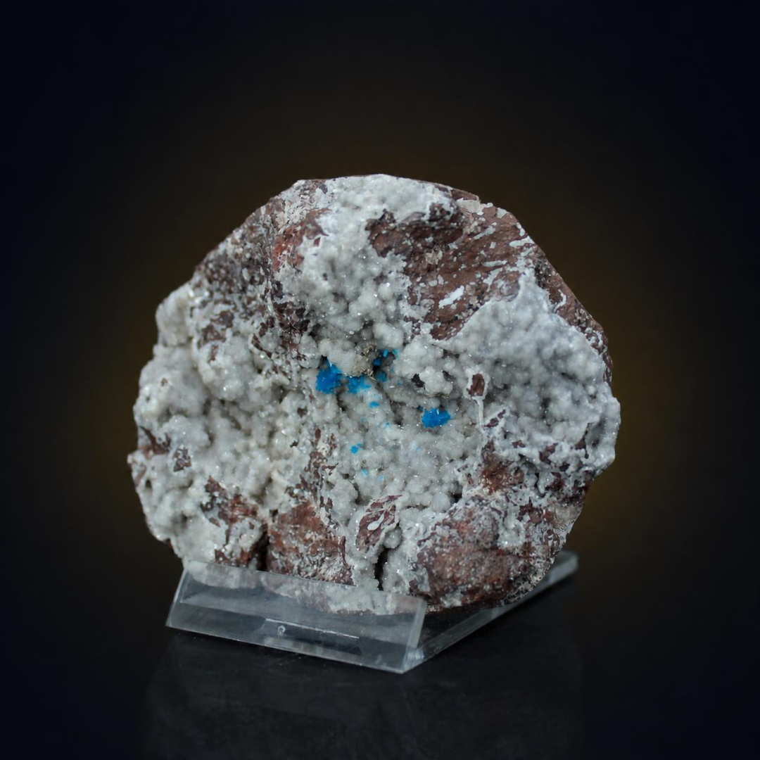 Natural Cavansite Crystal Matrix – Mineral Specimen from India
