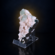 Green Apophyllite Crystals on Stilbite Matrix 8×6×4 cm | 120g