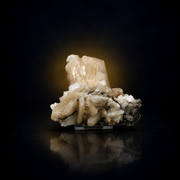 Natural Stilbite &amp; Heulandite Crystal Cluster on Matrix – 210 g