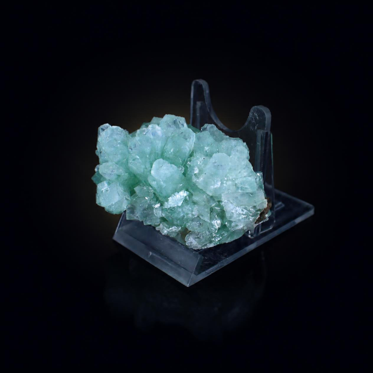 Natural Green Apophyllite Crystal Cluster Collector Quality Mineral 160g