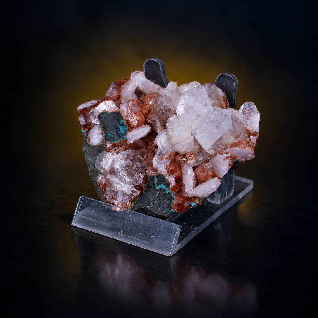 Natural Apophyllite with Stilbite Mineral Specimen – 100g