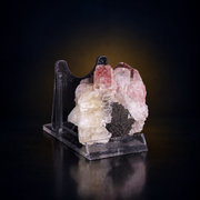 Natural Pink Calcite Crystal Mineral Specimen – India