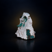 Green Apophyllite on Heulandite Matrix · 160 g · 7 × 6 × 5 cm · India