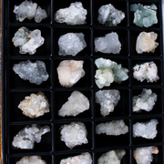Natural Mixed Stilbite, Apophyllite, Heulandite &amp; Chalcedony Crystal Specimen Lot – 1730g