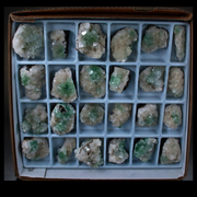 Natural Green Apophyllite Stilbite Heulandite Crystal Lot – 32 PCS – India