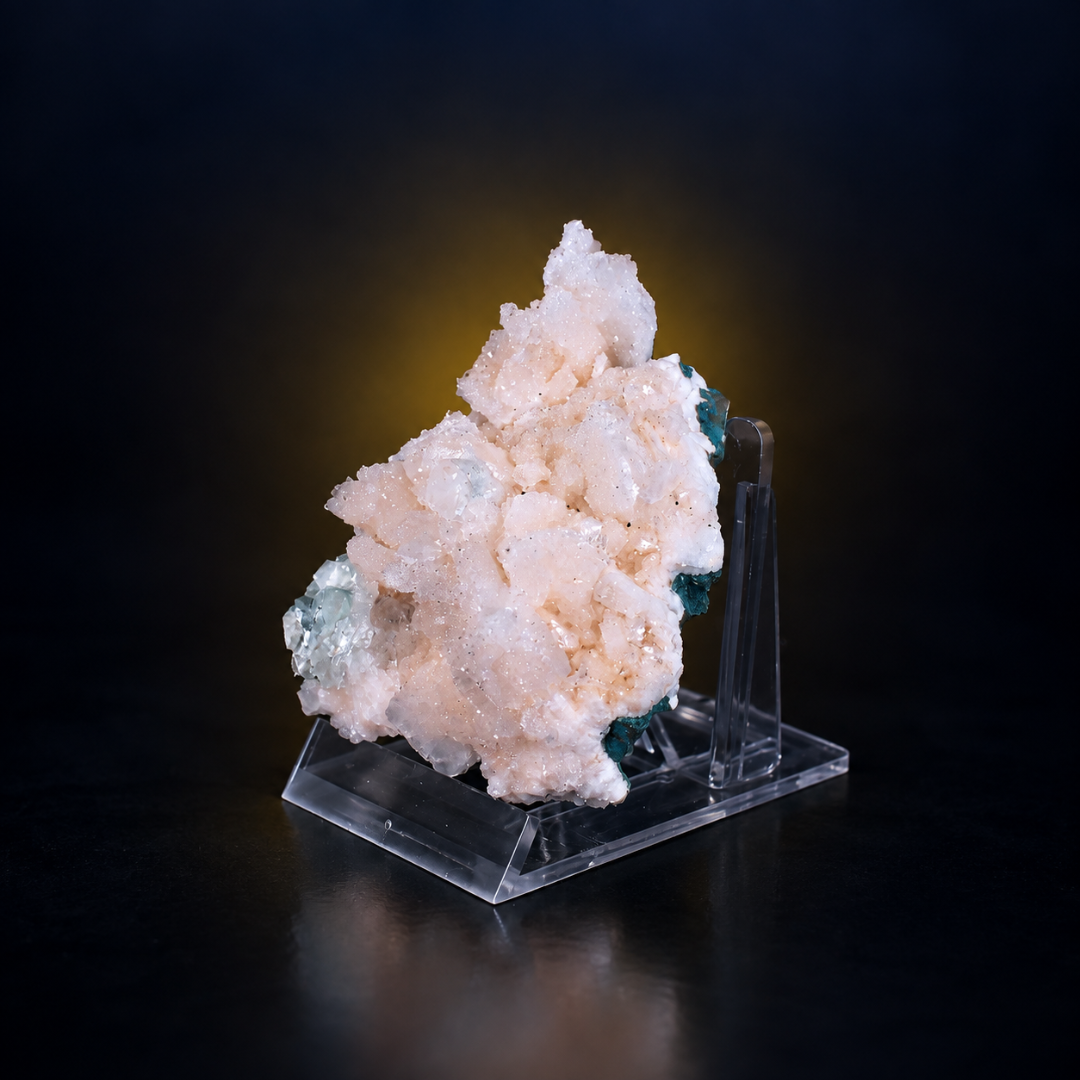 Natural Pink Stilbite Crystal Specimen – 80g