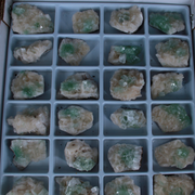 Natural Apophyllite with Heulandite Matrix Mineral Specimen Lot – 32 Pieces from India