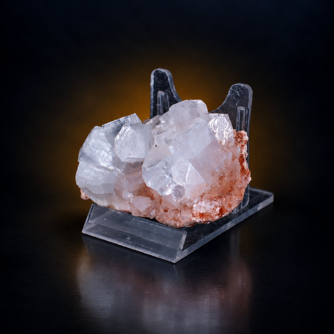 Natural Apophyllite with Stilbite Mineral Specimen – 80g