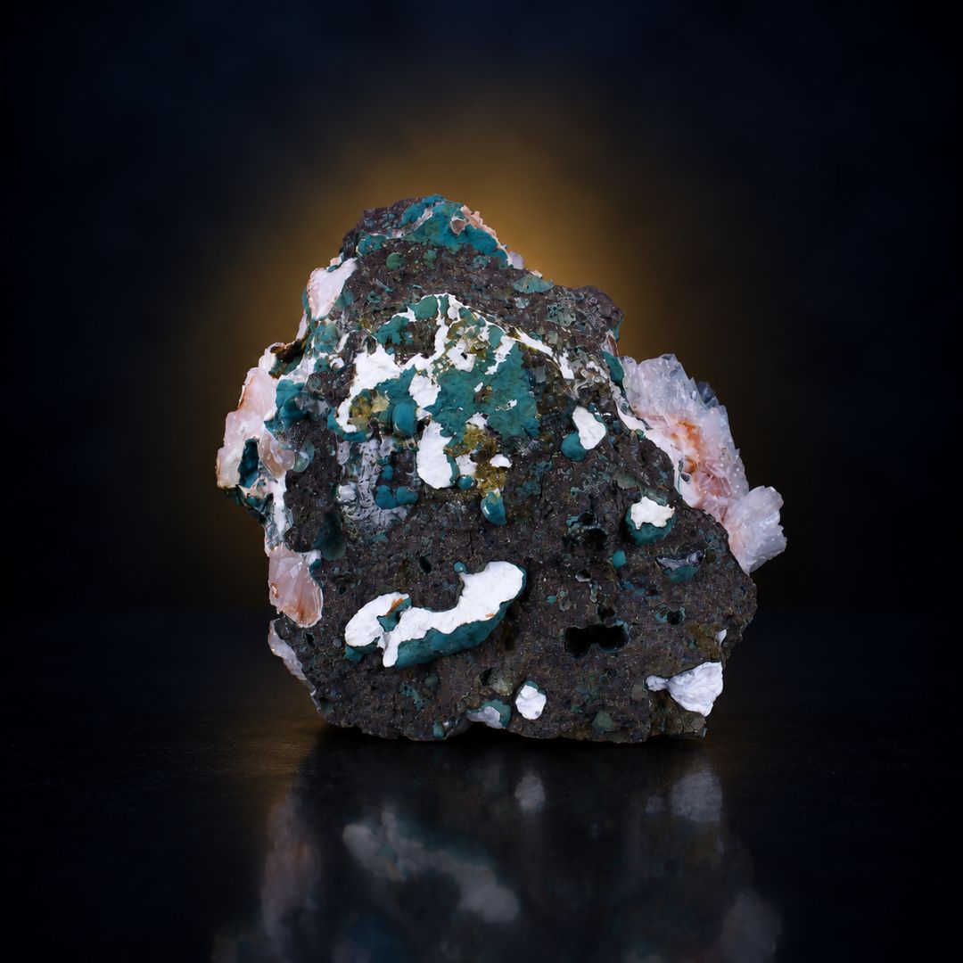 Natural Green Apophyllite, Stilbite & Mordenite Crystal – Mineral Specimen 200 gm
