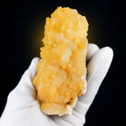 Natural Orange Calcite on  Crystal Cluster – 270 g