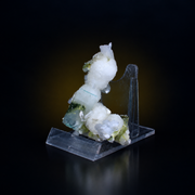 Okenite &amp; Heulandite Natural Crystal Specimen | Premium Mineral Collection 40g 7 × 5 × 3 cm